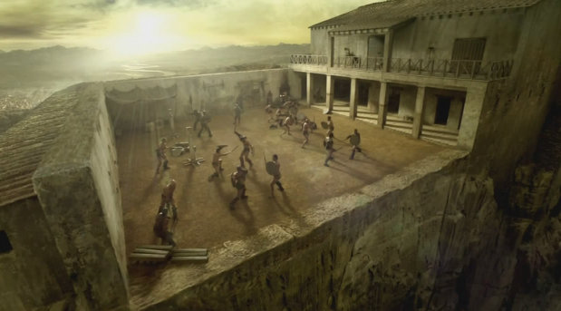 Escuela o gimnasio de gladiadores de Roma